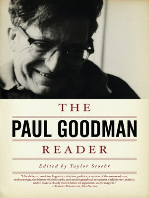 cover image of The Paul Goodman Reader